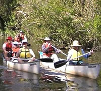 Brisbane tourist canoeing