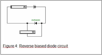 Reverse biased diode circuit