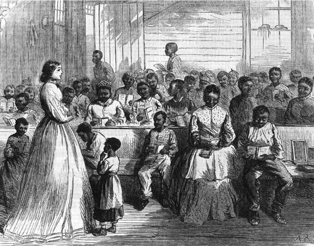 African Americans - Slaves and a wight woman.