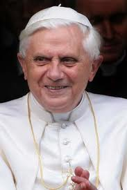The picture of catholic pope.