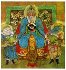 The picture of Lao Tzu, who introduced the Daoism