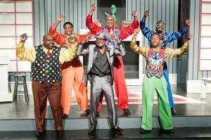 Black actors dancing Sambo in a Theatre.