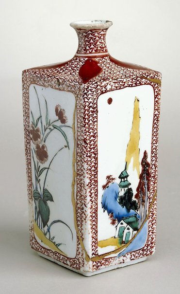 Ko-Kutani (old Kutani) is a brightly coloured Japanese porcelain or ware with striking decoration.