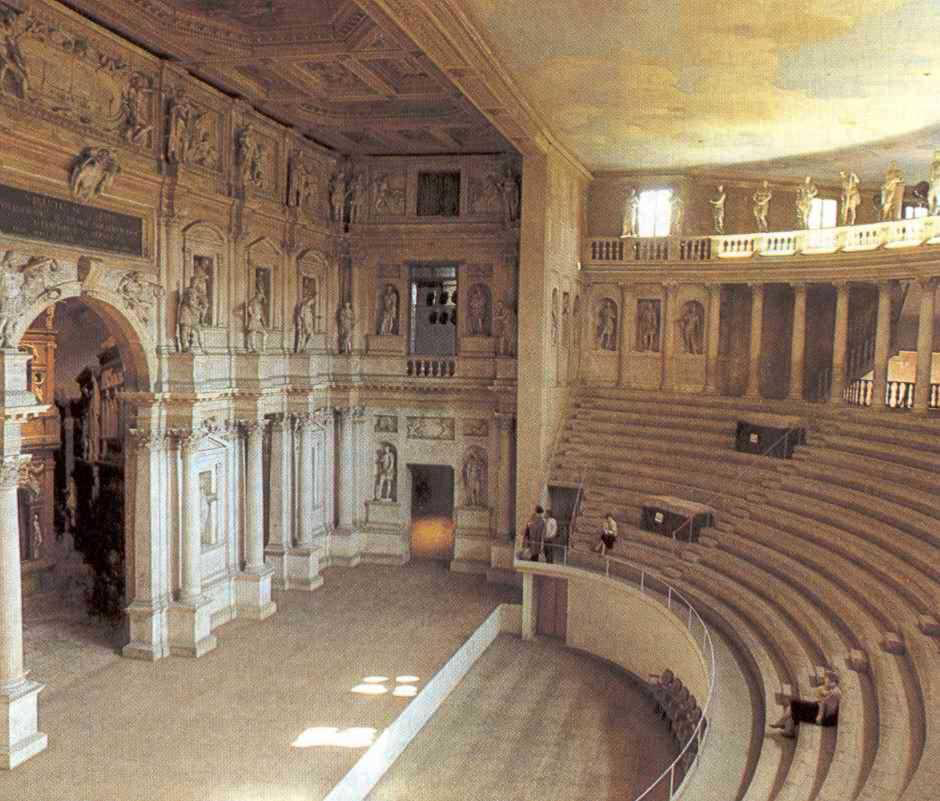Auditorium. Teatro Olimpico, Vicenza. Andrea Palladio