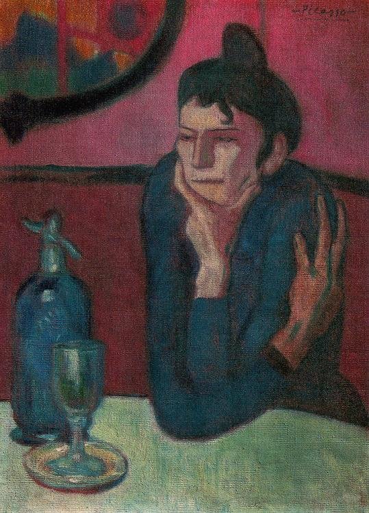 “The Absinthe Drinker” Picasso’s Painting.