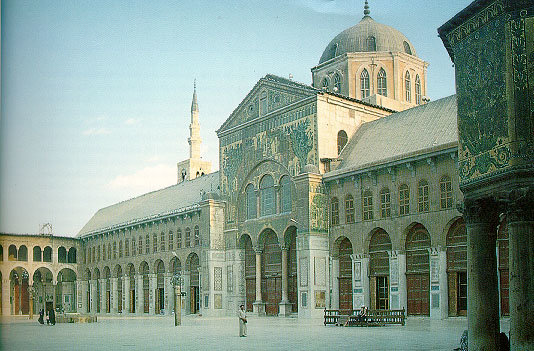 The Umayyad Mosque in Damascus.
