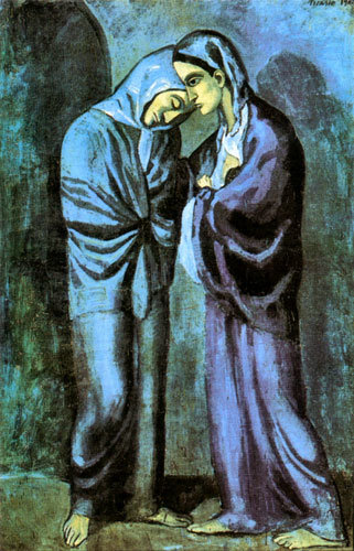 “Two sisters, the meeting” - Picasso’s Painting.