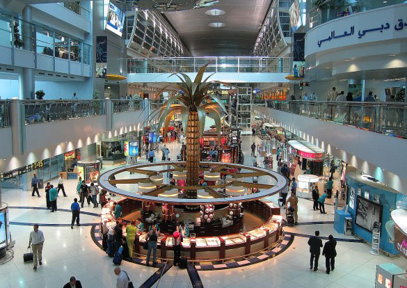 The Dubai shopping mall.