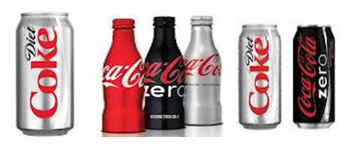 Coca-Cola Zero Bottle.