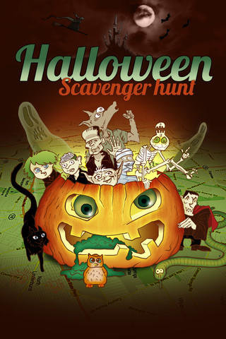 Halloween Scavenger Hunts banner.