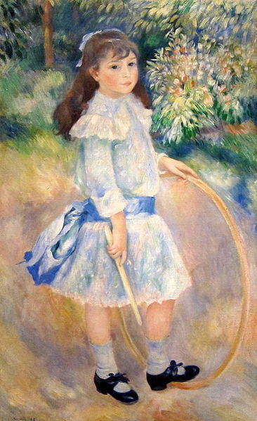 Pierre-Auguste Renoir, Girl with a Hoop, 1885
