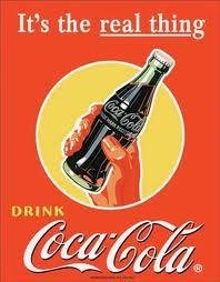 Coca Cola banner.