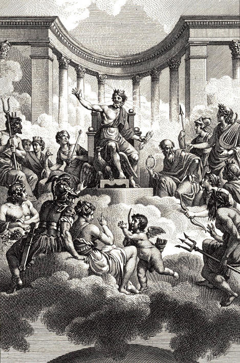 The Twelve Olympians by Monsiau, circa late 18th century