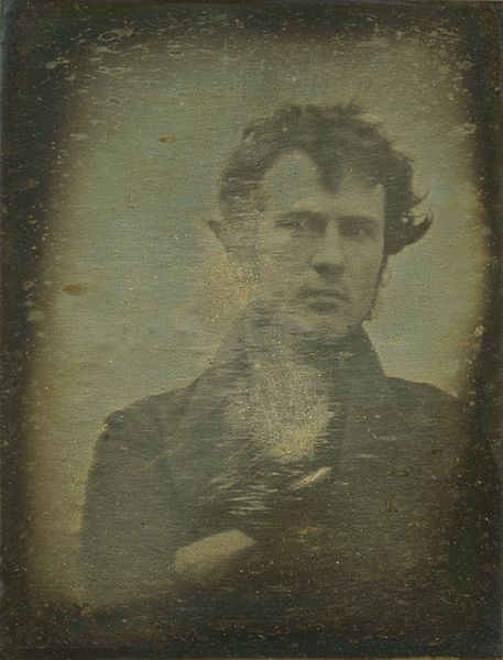 Robert Cornelius, Self Portrait, 1839.