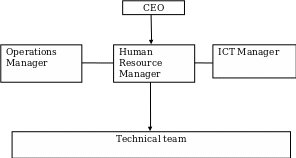 Backwell IXL Company Organisational Structure.