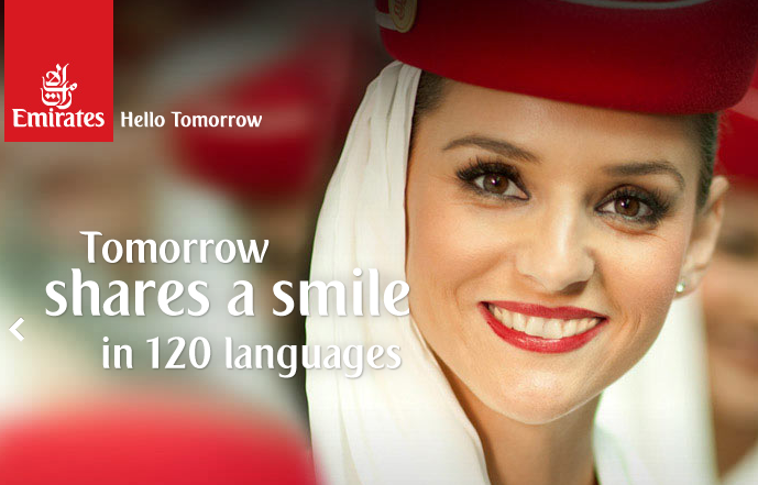 Emirates Hello Tomorrow Advert.