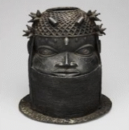 Altar Head of an Oba (Uhunmwun Elao), 18th/early 19th century. Edo; Benin Kingdom, Nigeria (The Art Institute of Chicago, Major Acquisitions Centennial Endowment, 2003.16)