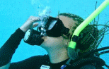 Clearing Water from the Scuba Mask