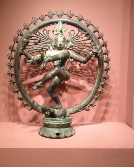 Sculpture of Shiva, king of dancers, in Denver Art Museum