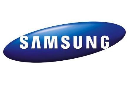The brand name and logo of Samsung