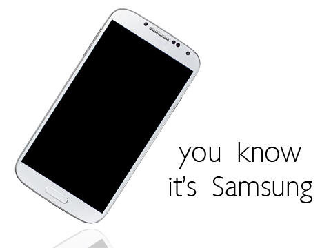 You know it’s Samsung