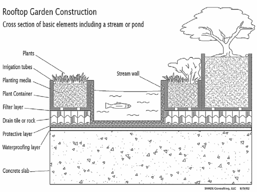 Rooftop Garden Construction