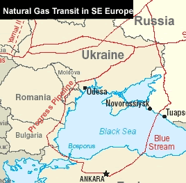 Natural Gas Transit in SE Europe