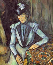 Woman Seated, in Blue