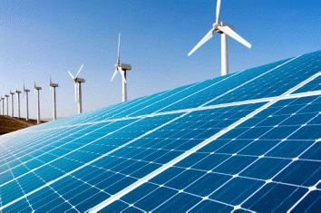 Complete combined solar and wind energy production system