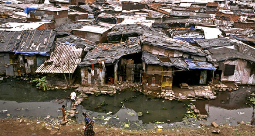 An image showing the condition of the slums in the USA