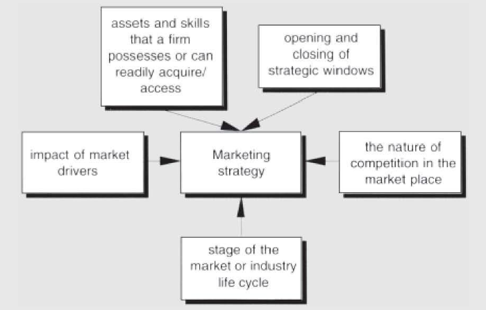 Factors impacting on marketing strategy