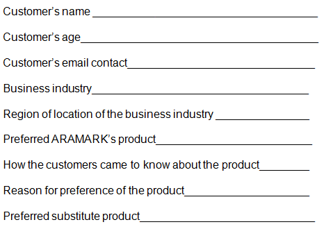 General customer information file 
