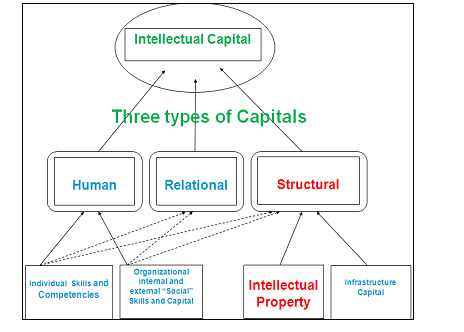 The intellectual capital model utilised in knowledge management