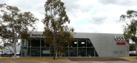 Audi dealer ship located in Phillip, Canberra, Australia