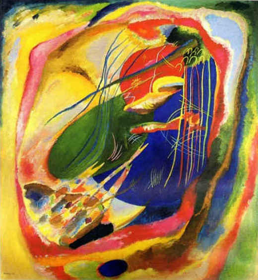 Kandinsky. W., (1914). Painting with three spots.