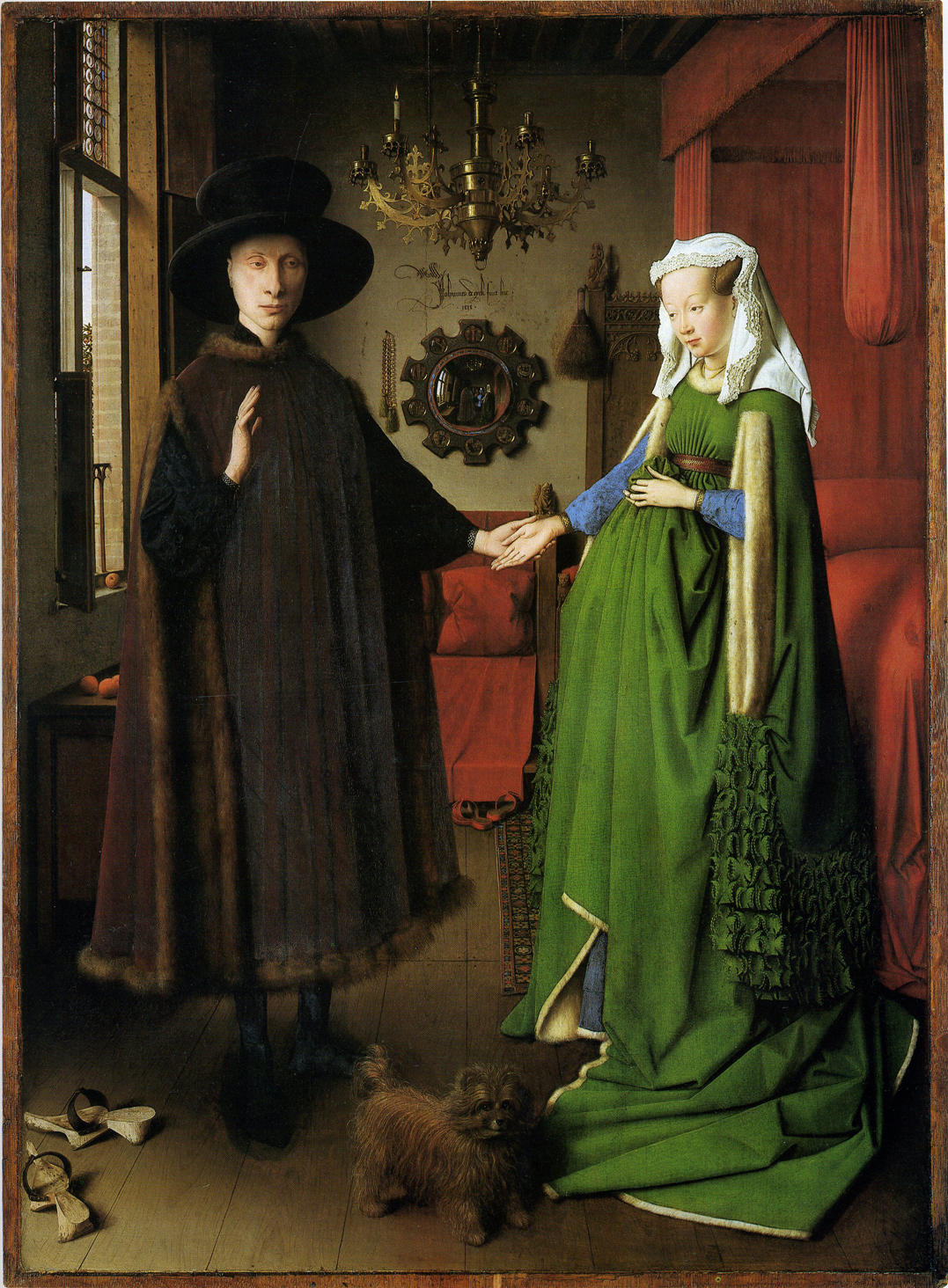 The Painting “Arnolfini Wedding” by Jan Van Eyck