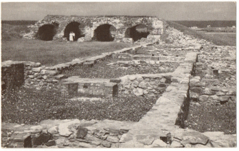 Ruins of Louisbourg before reconstruction