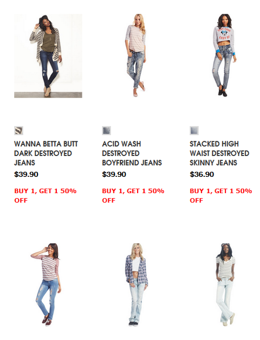 Wet seal jeans
