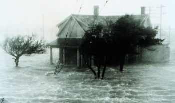 Storm surge at Galveston