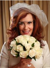 Bride with a google glasses