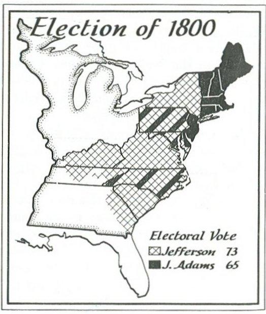 Numbers on the Elections of 1800
