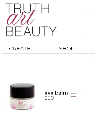 Truthartbeauty.com Customized Raspberry Eye balm