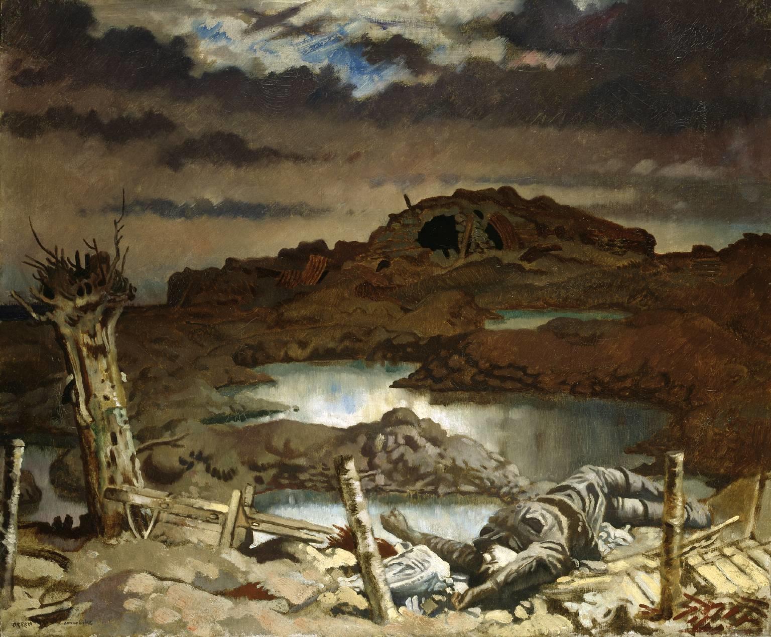 Zonnebeke by William Orpen.