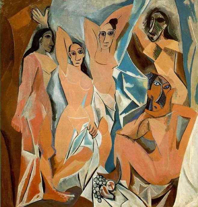 Les Demoiselles d'Avignon by Picasso.