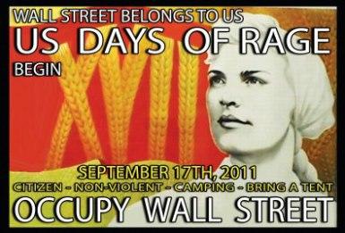 Some of the posters used at Occupy Wall Street.