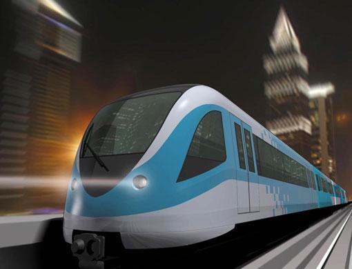 A: The Dubai Metro Train