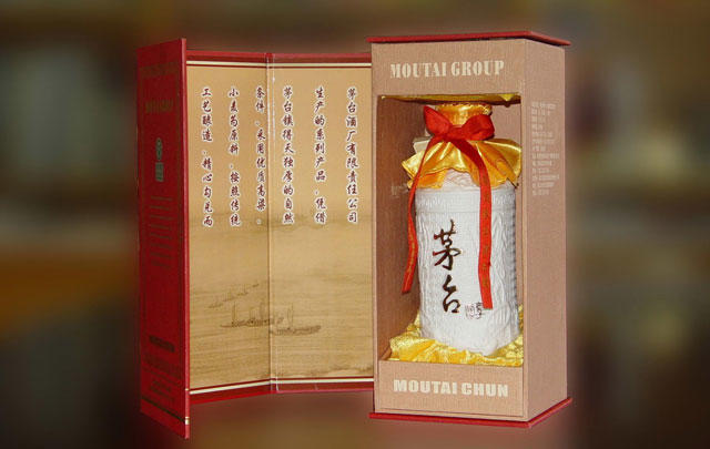 A colorfully bottled fermented sorghum spirit is well established in China market