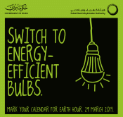 Switch to energy-efficient bulbs