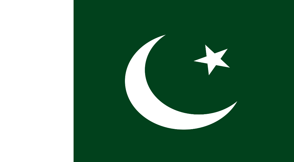 Pakistan flag.