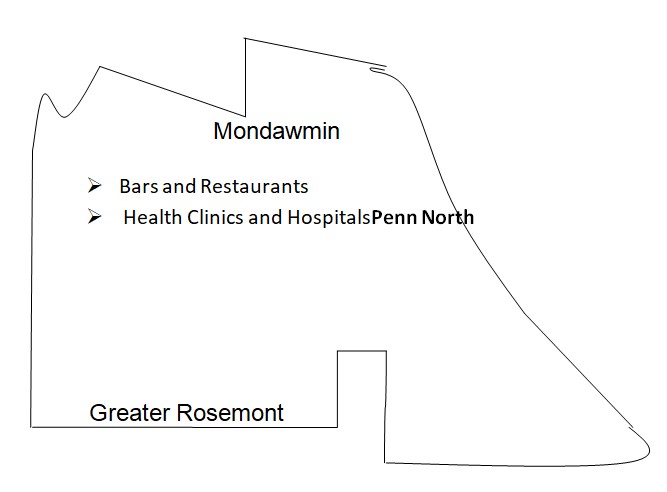 Map of Mondawmin Community